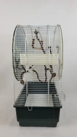Cage à oiseaux sur pied vintage