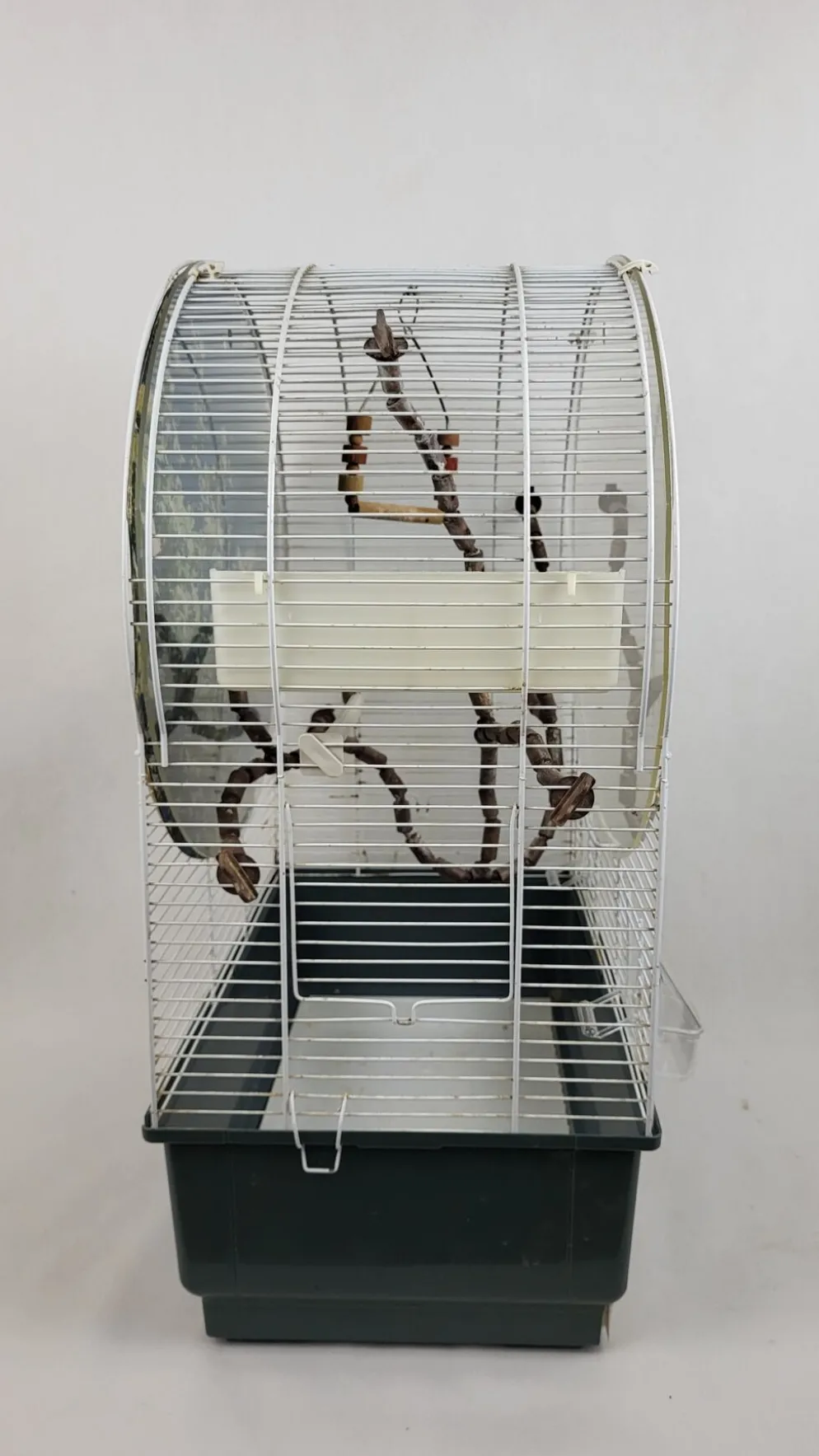 Cage à oiseaux sur pied vintage