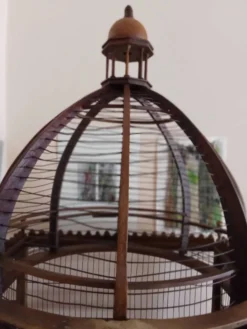Cage à oiseaux victorienne en bois