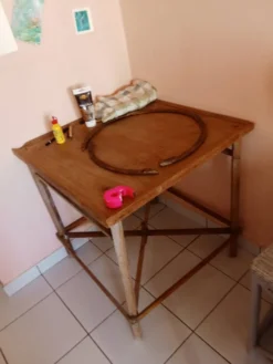 Cage à oiseaux victorienne en bois
