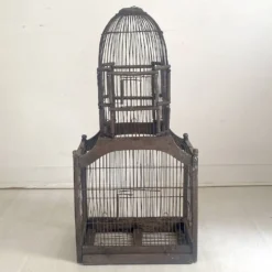 Cage à oiseaux vintage 1900's