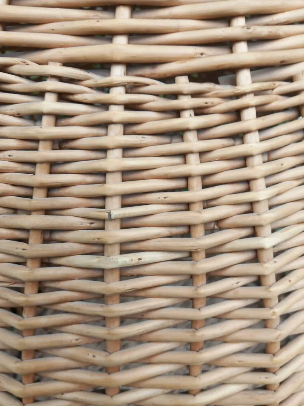 Cage à perroquet ancienne en rotin 85 cm de haut