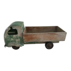 Camion benne ancien en bois