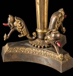 Candélabre ancien 4 feux – XIXe style néo-Renaissance