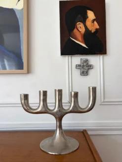 Candélabre brutaliste années 1970