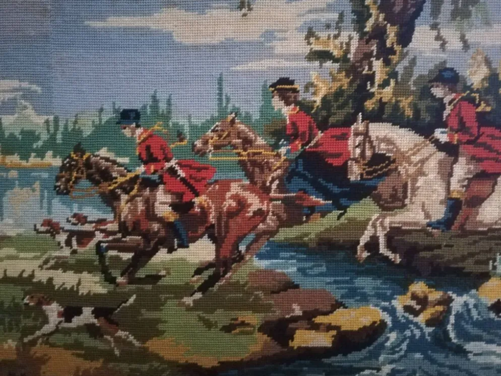 Canevas chasse à courre