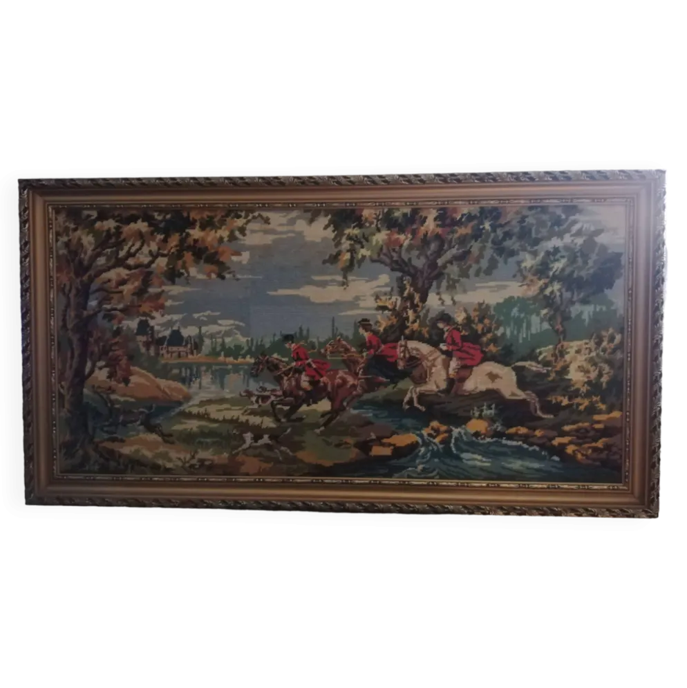 Canevas chasse à courre