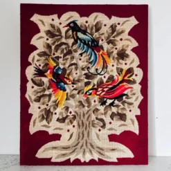 Canevas tapisserie L’arbre aux 3 oiseaux de paradis