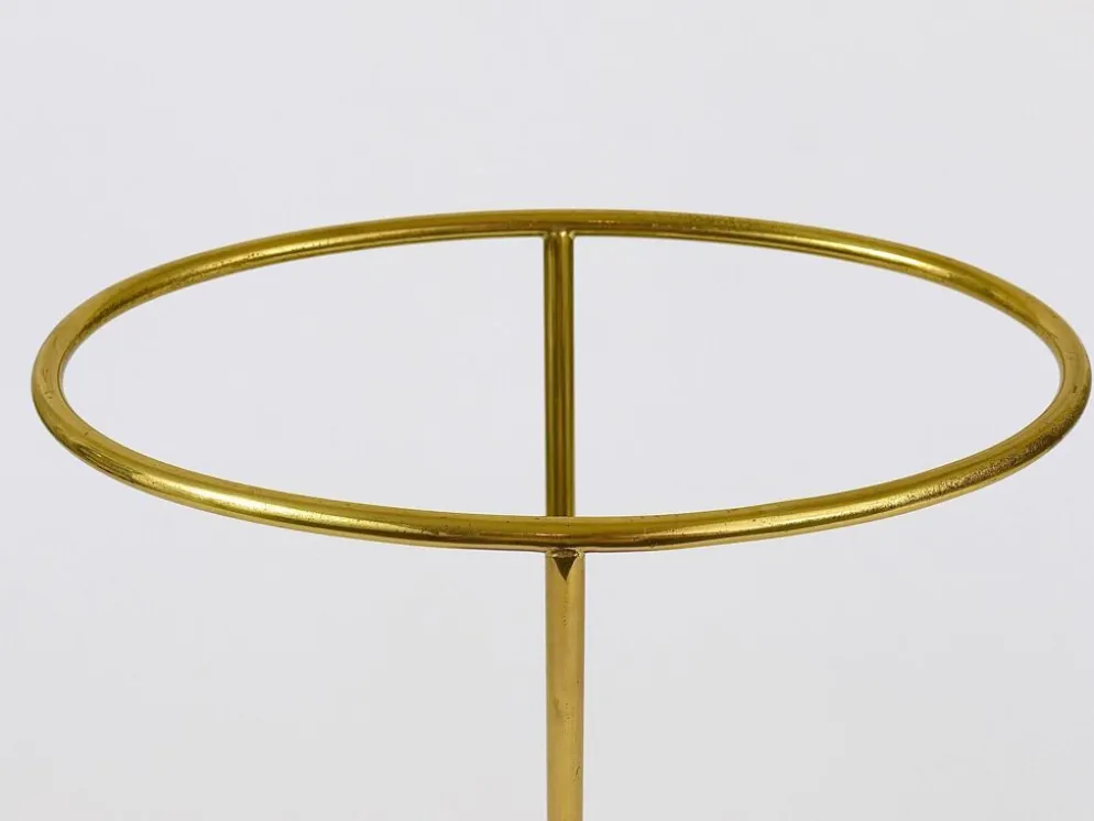 Carl Auböck Porte-Parapluie en Laiton et Fonte du Milieu du Siècle, Autriche, Années 1950
