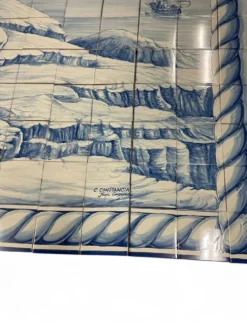 280 carreaux d'azulejos peints à la main / Henri le Navigateur par C. Constantia / Jorge Gardoso 1996 / Portugal