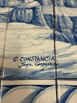 280 carreaux d'azulejos peints à la main / Henri le Navigateur par C. Constantia / Jorge Gardoso 1996 / Portugal
