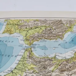 Carte Afrique du Nord 1950