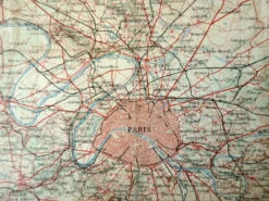 Carte Ancienne État-Major 1912 - Paris Beauvais Soissons Montmirail