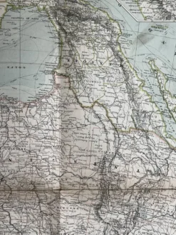 Carte ancienne États Unis et Mexique 70,5x53cm