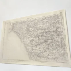 Carte ancienne Vendée côte ouest France 1930