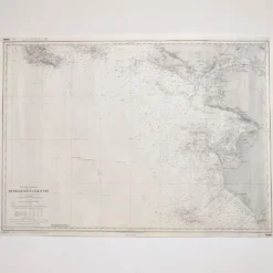 Carte côte ouest France de Belle île à l’île D’Yeu