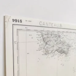 Carte côte ouest France de Belle île à l’île D’Yeu