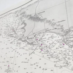 Carte côte ouest France de Belle île à l’île D’Yeu