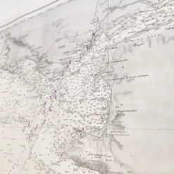 Carte côte ouest France de Belle île à l’île D’Yeu