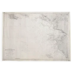 Carte côte ouest France de Belle île à l’île D’Yeu