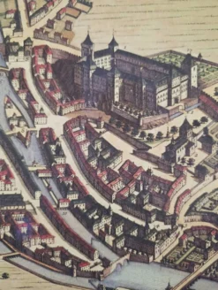 Carte d'Annecy. Reproduction 1682