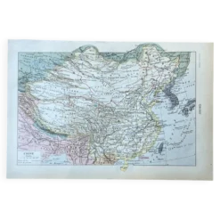 Carte de la Chine - 20x29cm