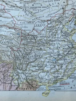 Carte de la Chine - 20x29cm