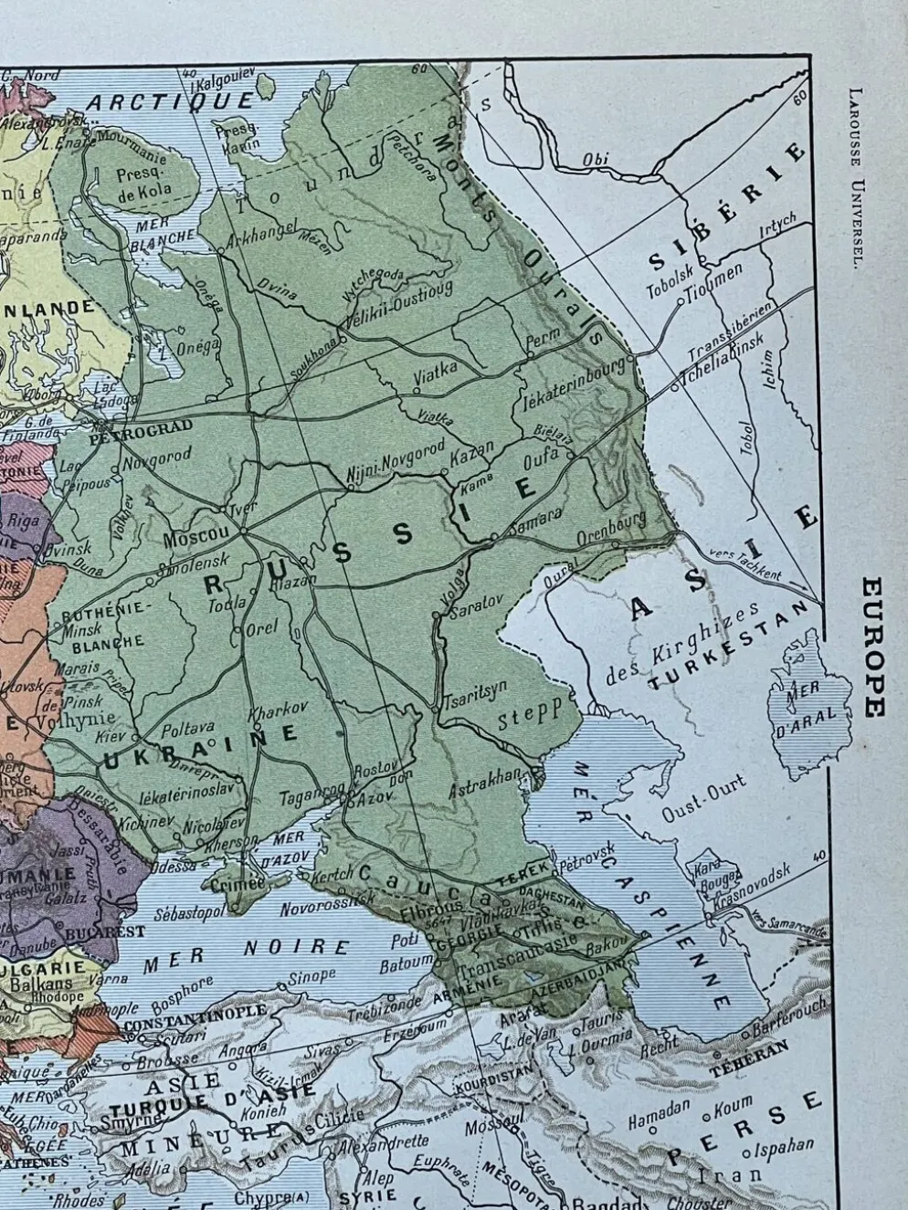 Carte d'Europe - 20x29cm