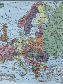 Carte d'Europe - 20x29cm