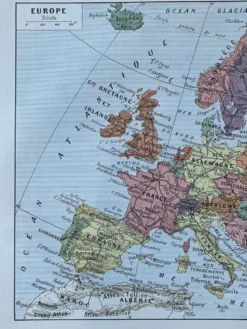 Carte d'Europe - 20x29cm
