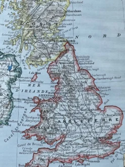 Carte Grande-Bretagne et Irlande - 20x29cm