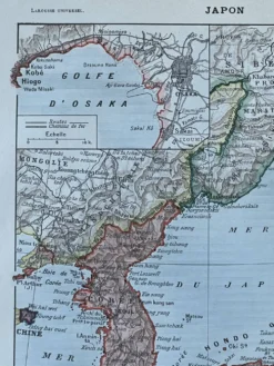 Carte Japon - 20x29cm