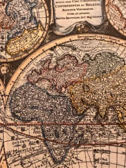 Carte, mappemonde, planisphère ancien