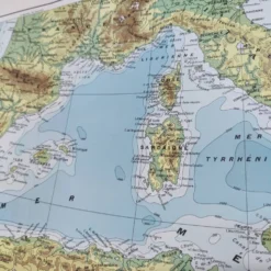 Carte Méditerranée 1950