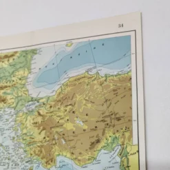 Carte Méditerranée 1950
