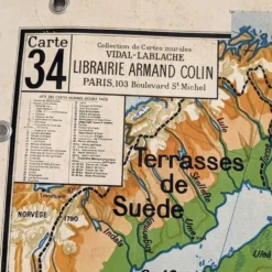 Carte scolaire vidal lablache - n°34 urss et finlande