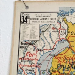 Carte scolaire vidal lablache - n°34 urss et finlande
