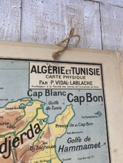 Carte scolaire vintage