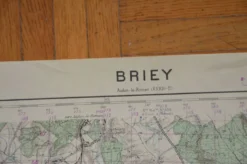 Carte vintage de Briey