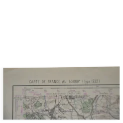Carte vintage de Briey