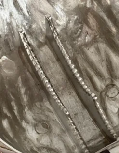 Casse-noix en forme de noix en métal argenté