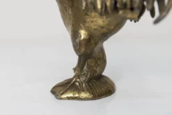 Cendrier coq 1960 en régule signé FC