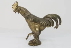 Cendrier coq 1960 en régule signé FC