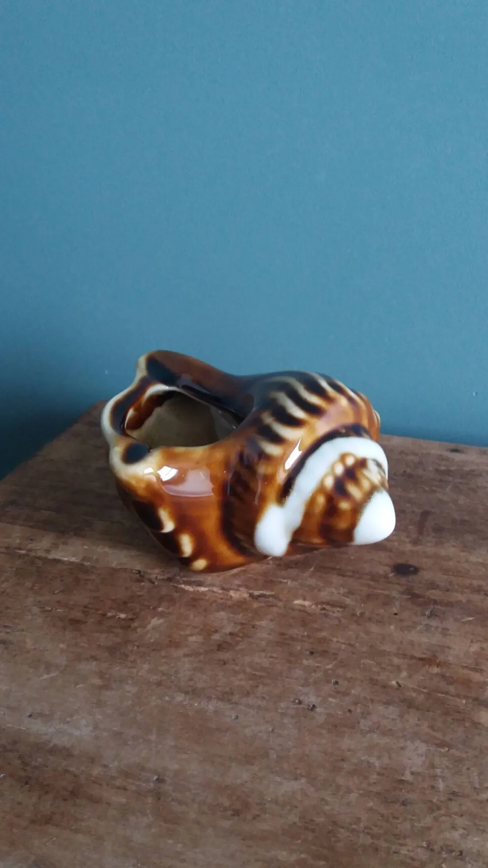 Cendrier coquillage en céramique