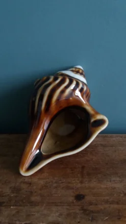 Cendrier coquillage en céramique