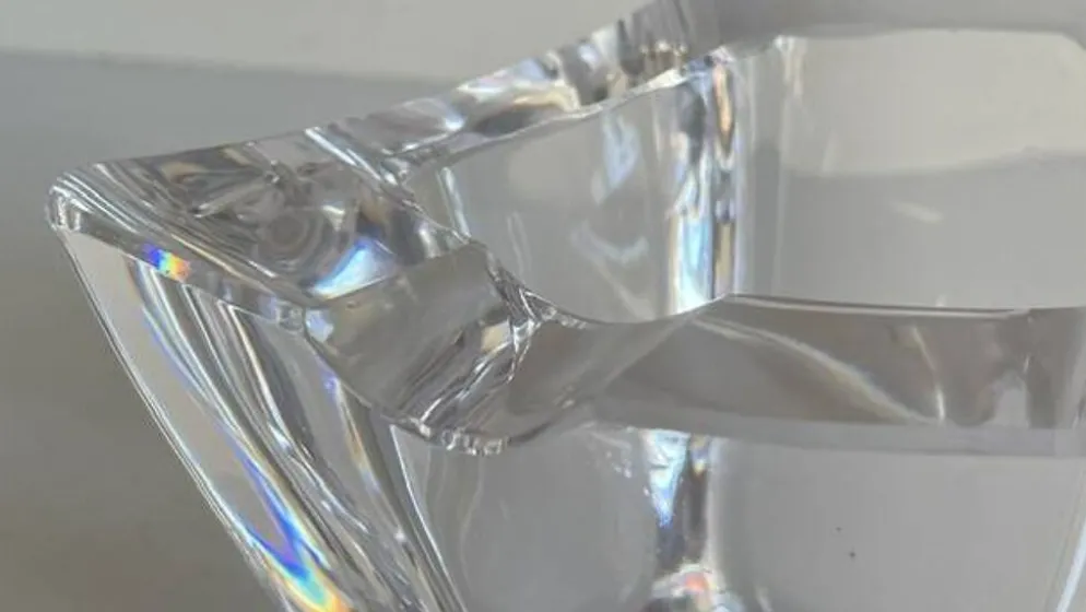 CENDRIER Cristal forme Libre VINTAGE
