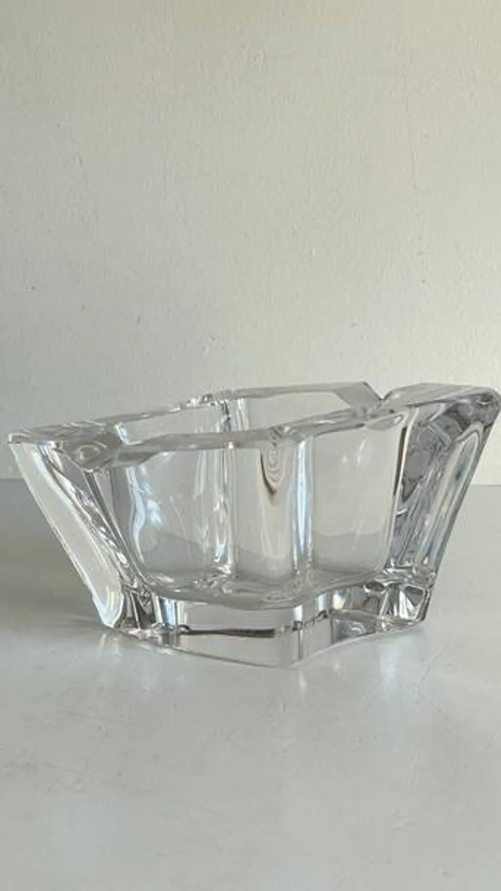 CENDRIER Cristal forme Libre VINTAGE