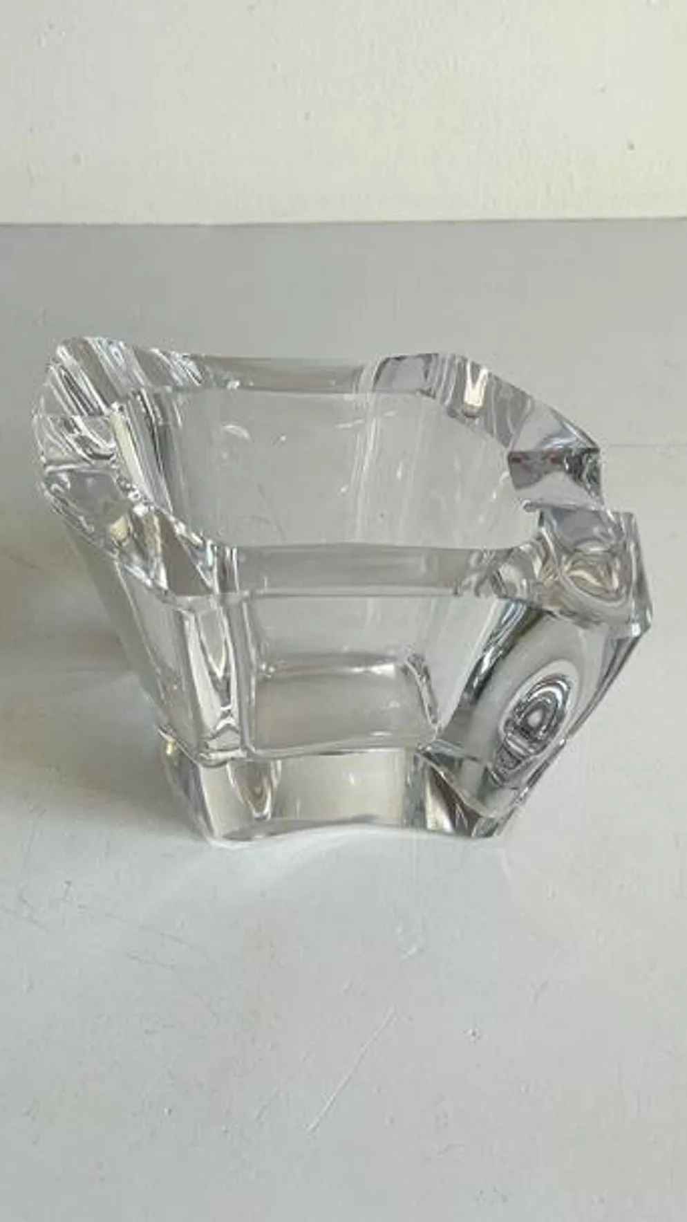 CENDRIER Cristal forme Libre VINTAGE