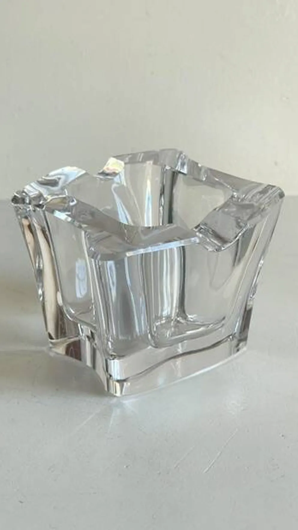 CENDRIER Cristal forme Libre VINTAGE