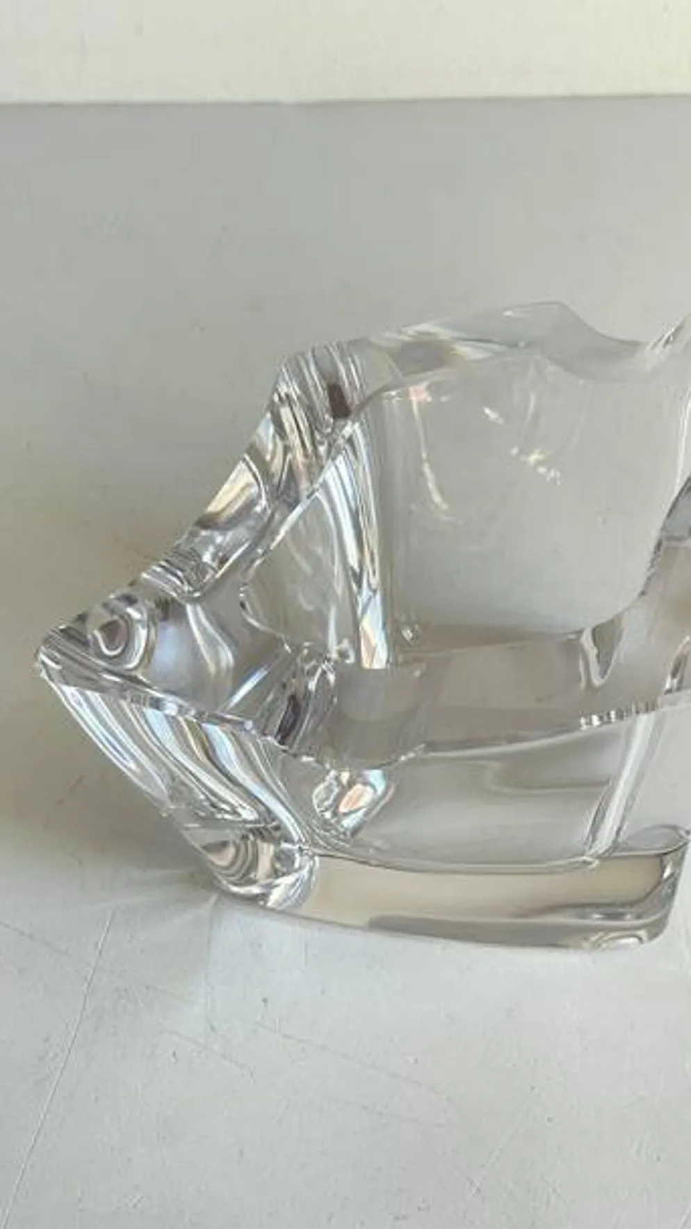 CENDRIER Cristal forme Libre VINTAGE